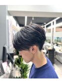 毛流れセンターパート
