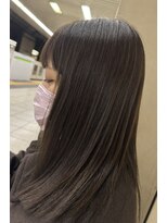 カットスタジオ141&nbsp;ナチュラル縮毛矯正×オリーブグレージュ