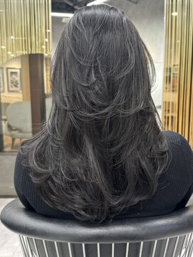 シティ(CITY) 人気のレイヤーカット×オリーブグレージュ【平山晶也】