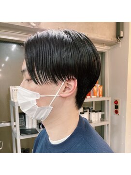 レタッチバイフィフス(RETOUCH by fifth) センターパートニュアンスパーマワンカールパーマ韓国コンマヘア