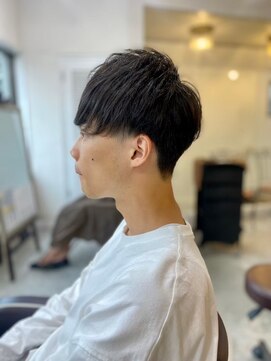 ソイクフ 高田馬場店(SOY-KUFU) MEN'SHAIRアッシュブラックベリーショートダークアッシュ