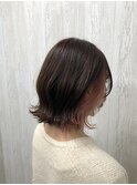 外ハネ×インナーカラーピンク【TELA HAIR大網】