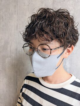 ソラ ヘアデザイン(Sora hair design) 外国の少年風～ショートパーマ～