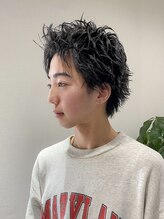 メレ 仙台(Mele) 20代～30代刈り上げなしメンズスパイキーショート［仙台］