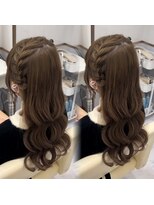 ヘアセットアリエス(aries)&nbsp;編み込みアレンジ