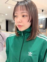 ナウアズ(now as.)&nbsp;オン眉×お顔まわりカットでトレンドヘア【シン】【明石駅3分】