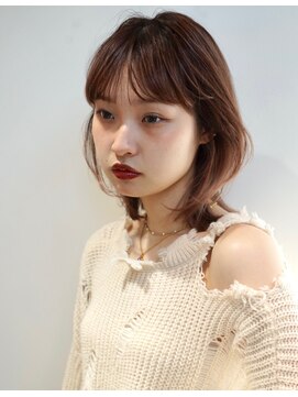 ロンドアンメゾン 原宿(Lond un Maison.) くびれヘア/アプリコットオレンジ/ボブ/髪質改善/縮毛矯正/原宿