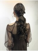 《shii../大黒》#ヘアセット#ヘアアレンジ#ローポニー