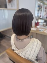 シダミノオ(sida MINOH)&nbsp;暗めグレージュ丸みボブ