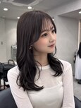 韓国風レイヤーカット/透明感カラー/オリーブブラウン/髪質改善