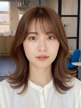 外ハネくびれボブ