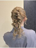可愛くふわふわツインポニーヘア★