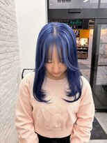 ブレス(bless)&nbsp;ブルー ハイトーン ブリーチ アイスブルー ブルーベリーカラー