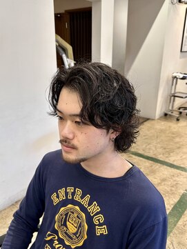 ザデイ カットアンドカルチャーショップ(THE DAY CUT&CULTURE SHOP) ミディアムパーマ