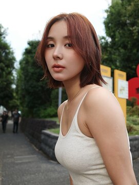 ランプ 代官山(the lamp) 20代大人美人艶髪ブリーチなしカラー透明感ブラウン小顔レイヤー