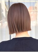 静岡ボブタッセルボブ切りっぱなしボブショートボブハイライト
