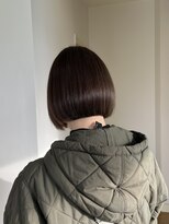 サラ 新宮店(SARA)&nbsp;【新宮 古賀 東区】ミニボブ／グレージュカラー/オイルカラー