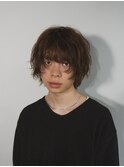 メンズボブウルフパーマ
