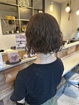 ソースバンダイ 万代(SOURCE) ボブ×パーマ