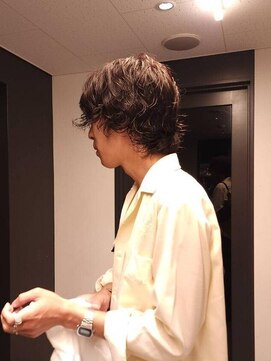 ブロック ジャポン(bloc japon) ニュアンスパーマ ミディアムレイヤー ウルフボブ/池田裕和