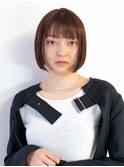  &nbsp;&nbsp;&nbsp;大人かわいい丸みミニボブ