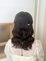 ソノ(sono)&nbsp;ハーフツイン 外巻き イベントヘア お呼ばれヘア デートヘア