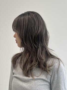 ユウヘアー 師勝店(U Hair) 地毛ハイライトカラー