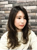 大きめカール×ロングスタイル