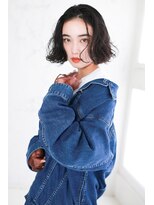 ラフィス ヘアー ロッサ 茨木店(La fith hair rosa)&nbsp;【La fith】切りっぱなしふんわりボブ