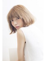 アミィヘアー(Ami Hair)&nbsp;アッシュベージュ×ふわボブ