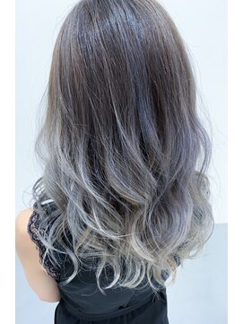 モリオフロムロンドン 泉南店(morio FROM LONDON) 【泉南 大阪 小島脩】バレイヤージュ onホワイトアッシュ◎30代