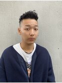 ツーブロックショートパーマフェード