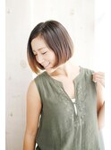 【Loa mio】ノーバングボブ【30代/40代/50代/60代】