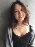 大人かわいいピンクベージュ