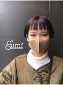 *gumi*ぱっつん前髪×ピンクパープル