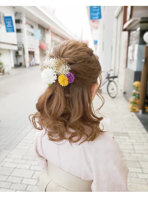 卒業式★ヘアアレンジ結婚式/入学式/入園式/卒園式/ヘアセット