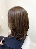 白髪ぼかしハイライト