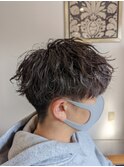 マッシュ×ツイストスパイラルパーマ