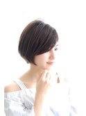 30代、40代人気 お手入れ簡単　大人ショートボブ
