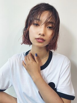 アル 心斎橋(alu) ココアベージュ/小顔に見せるヘア/オリーブグレー