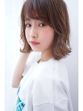 ネオリーブ チロル 横浜西口店(Neolive CiroL.) ゆるパーマであざと可愛いくびれボブ