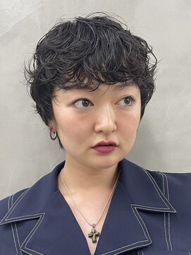 スー 渋谷(suu) ショートパーマスパイラルパーマレディースケアパーマ