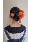 結婚式 ヘアセット お呼ばれ 武庫之荘 塚口