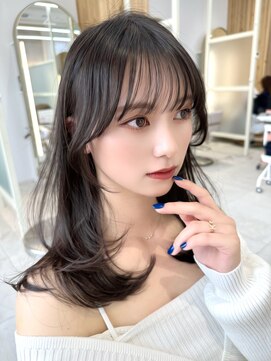 アフロートリノ(AFLOAT Leino) 大人可愛い韓国ヘア　くびれヘア　似合わせ顔まわり　レイヤー#