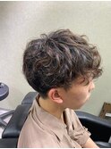 刈り上げ×マンズパーマ