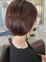 スタイル 成城学園前(STYLE)&nbsp;耳かけショートボブ　絶壁解消ヘア　クビレショート　ベージュ