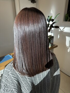 リアン(Lien) 艶カラー/髪質改善カラー/ミディアムヘア