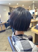 似合わせカット/ボブスタイル/艶カラー