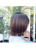 切りっぱなしボブ