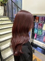 ゼスト 吉祥寺店(ZEST) 吉祥寺/石橋/ブリーチせずに暖色系カラーに!チェリーレッド